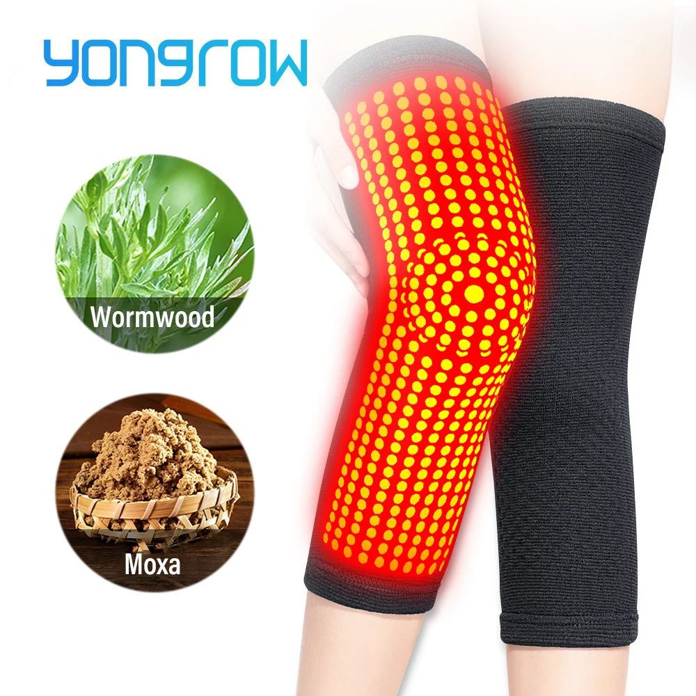 Yongrow 1 Pair Knee Support Protector Kneepad Self Heating Pad Knee
