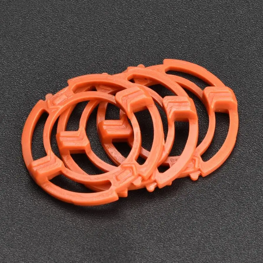 Razor Blade Replacement Hair Clipper Accessories Electric Toothbrush Replacement Parts Air Fryer Bumpers Replacement Tea Kettle Replacement Accessory 3PCS Orange Blade Retaining Rings For Series 7000 9000 RQ12 Shaver Accessories