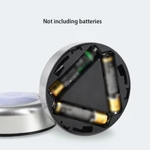 Светодиодный кухонный Pat Ночной светильник, беспроводной бесступенчатый затемняющий сенсорный контроль, питание от батареи, шкаф, портативная лампа для шкафа, клейкая