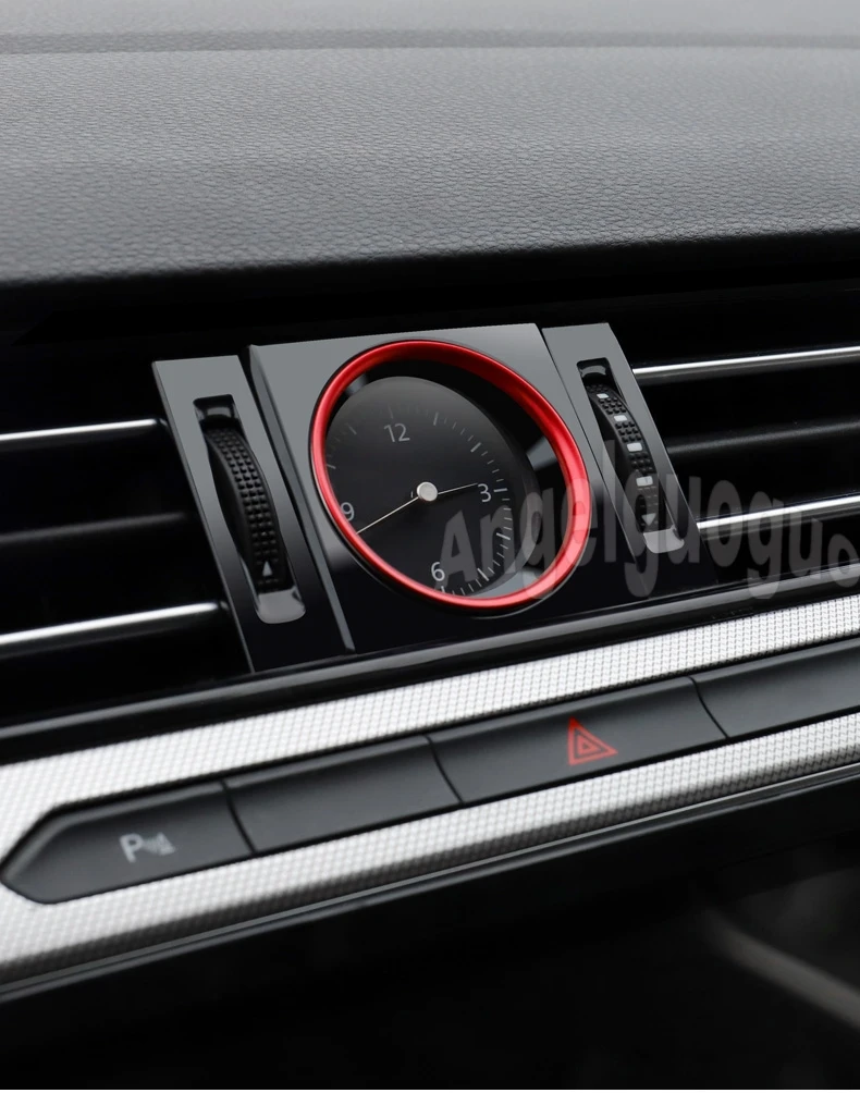 Car Decoration for volkswagen Passat B8 2016-2019 Electronic Meter Automotive Clock Auto Watch Cover Ring Automobile Accessories