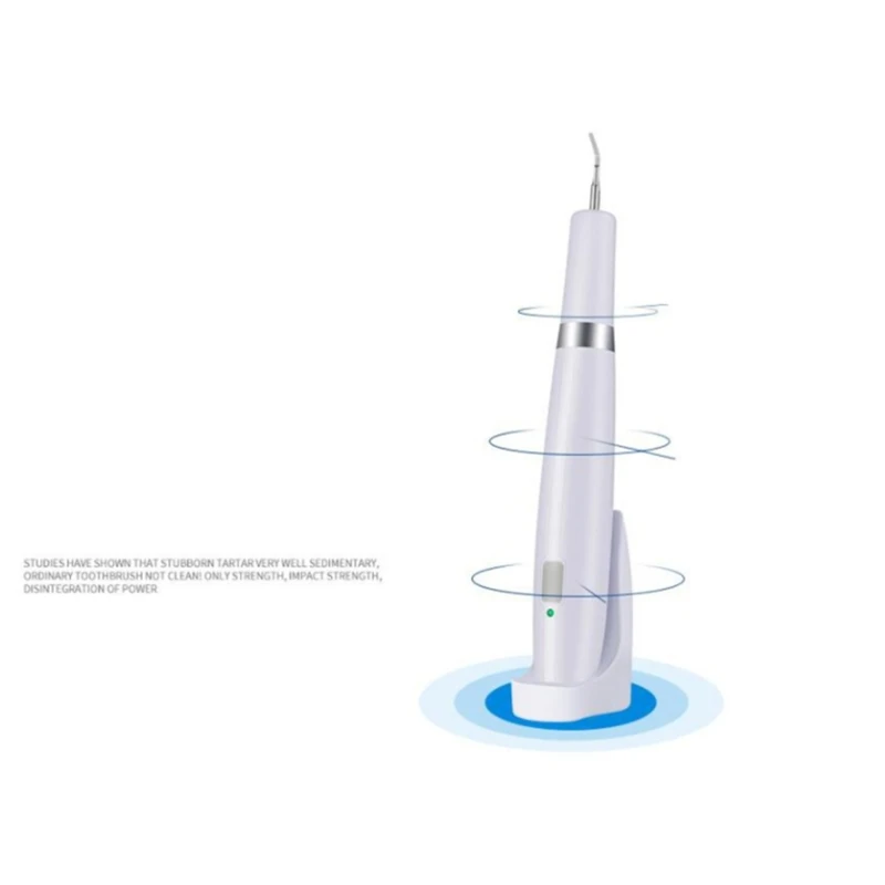  Best Sell Home Ultrasonic Waterless Tooth Cleaner Dental Calculus Remover Dental Scaling Tools Elec