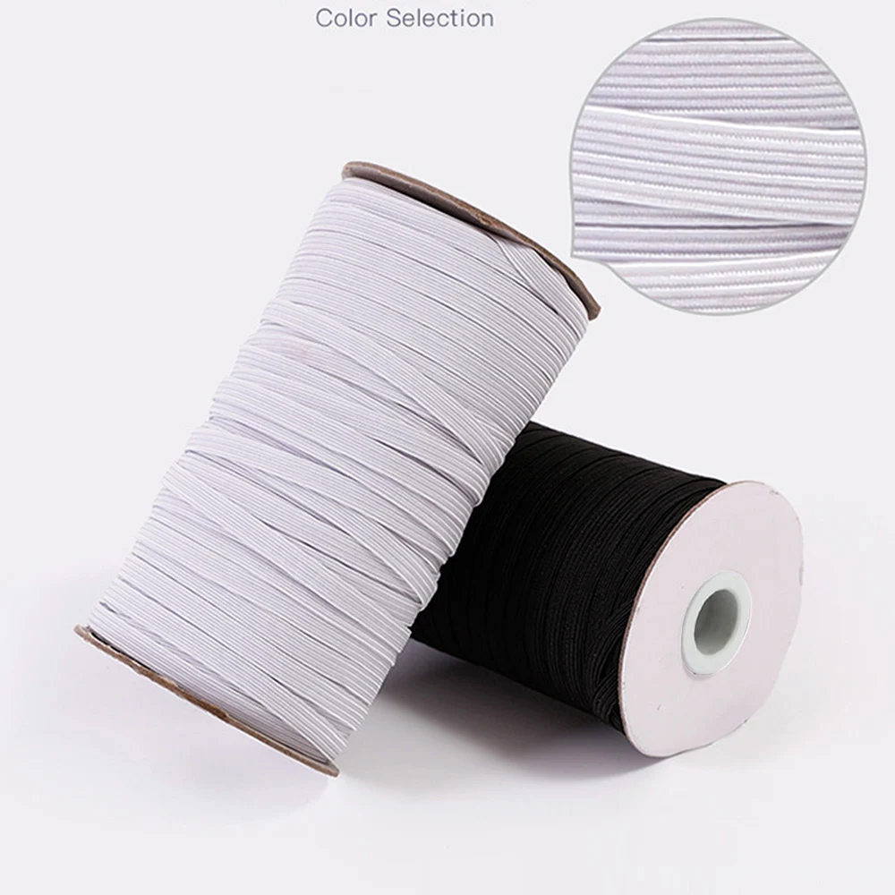 Elastic Bands for Sewing Masks 14 Inch Width Braided Elastic String Cord for DIY Crafting 2