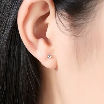 

select Style and size silver ear nail Female new Style Ear stick Small earring Earrings