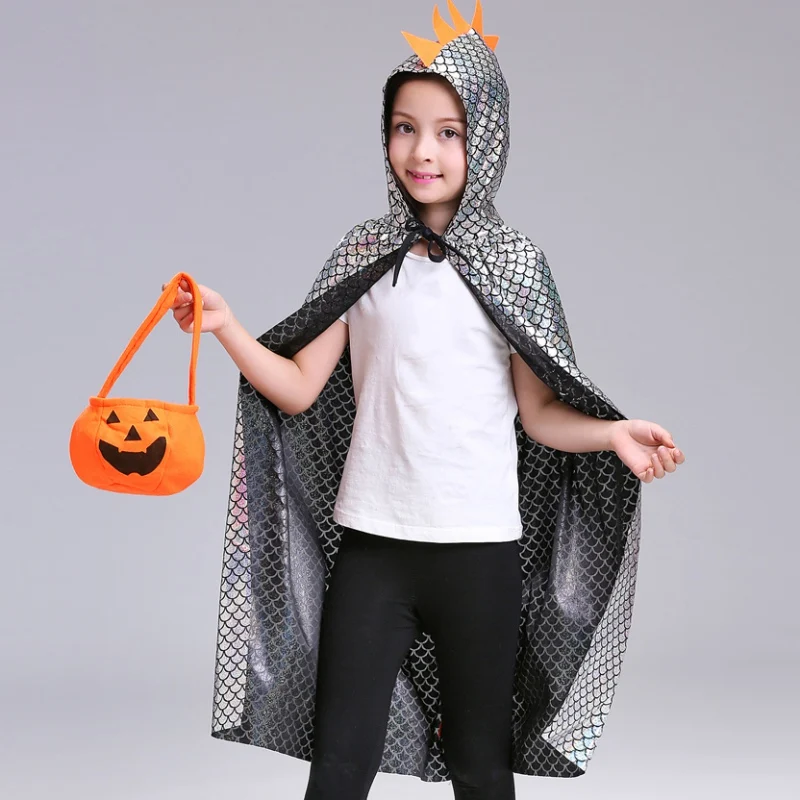 

Halloween Dinosaur Cloak Witch Costume Gift For Kids Boys Girls Child Cape Masquerade Halloween Cosplay Costume Props
