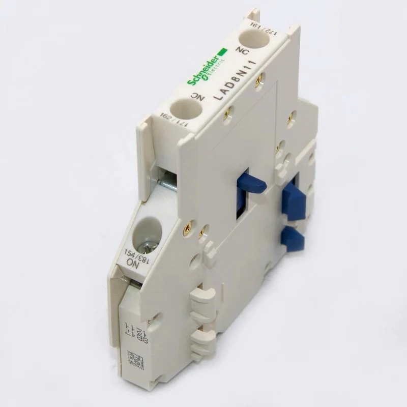 M�dulo de contacto contador auxiliar acci�n moment�nea, tornillo de fijaci�n terminal LAD8N11 una instalaci�n abierta y una cerr