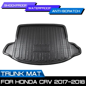

For Honda CRV 2017 2018 Car Rear Trunk Boot Mat Waterproof Floor Mats Carpet Anti Mud Tray Cargo Liner