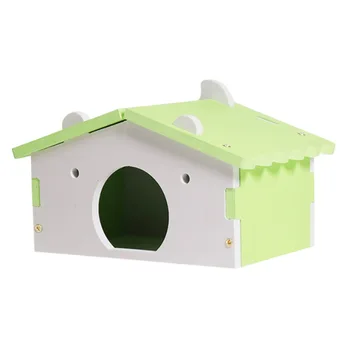 

Hamster Accessories Hamster Cage Assembly Small Dwarf Hamster Wooden House Toy Small Pet Sports Training House