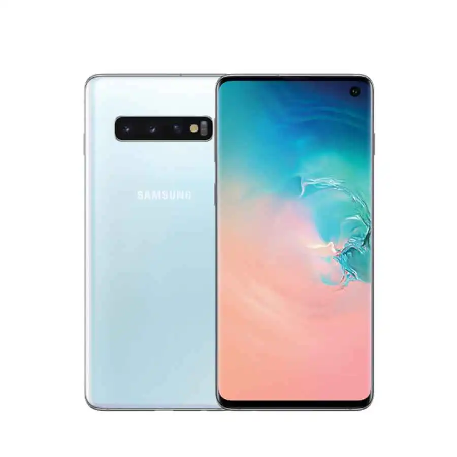 T-Mobile версия samsung Galaxy S10 G973U Android мобильный телефон 8 ГБ ОЗУ 128 Гб ПЗУ 6," 1440x3040 Snapdragon855 16 МП NFC Смартфон - Цвет: 8GB 128GB White