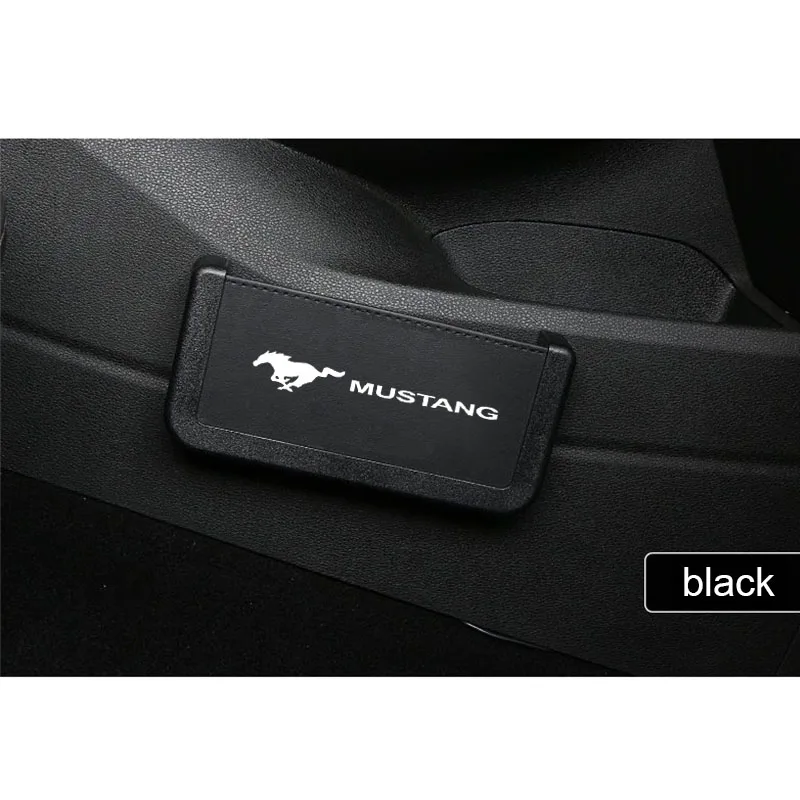 Автомобильный ящик для хранения для Ford Mustang, держатель для мобильного телефона, карман для хранения мелких вещей, органайзер, сумка