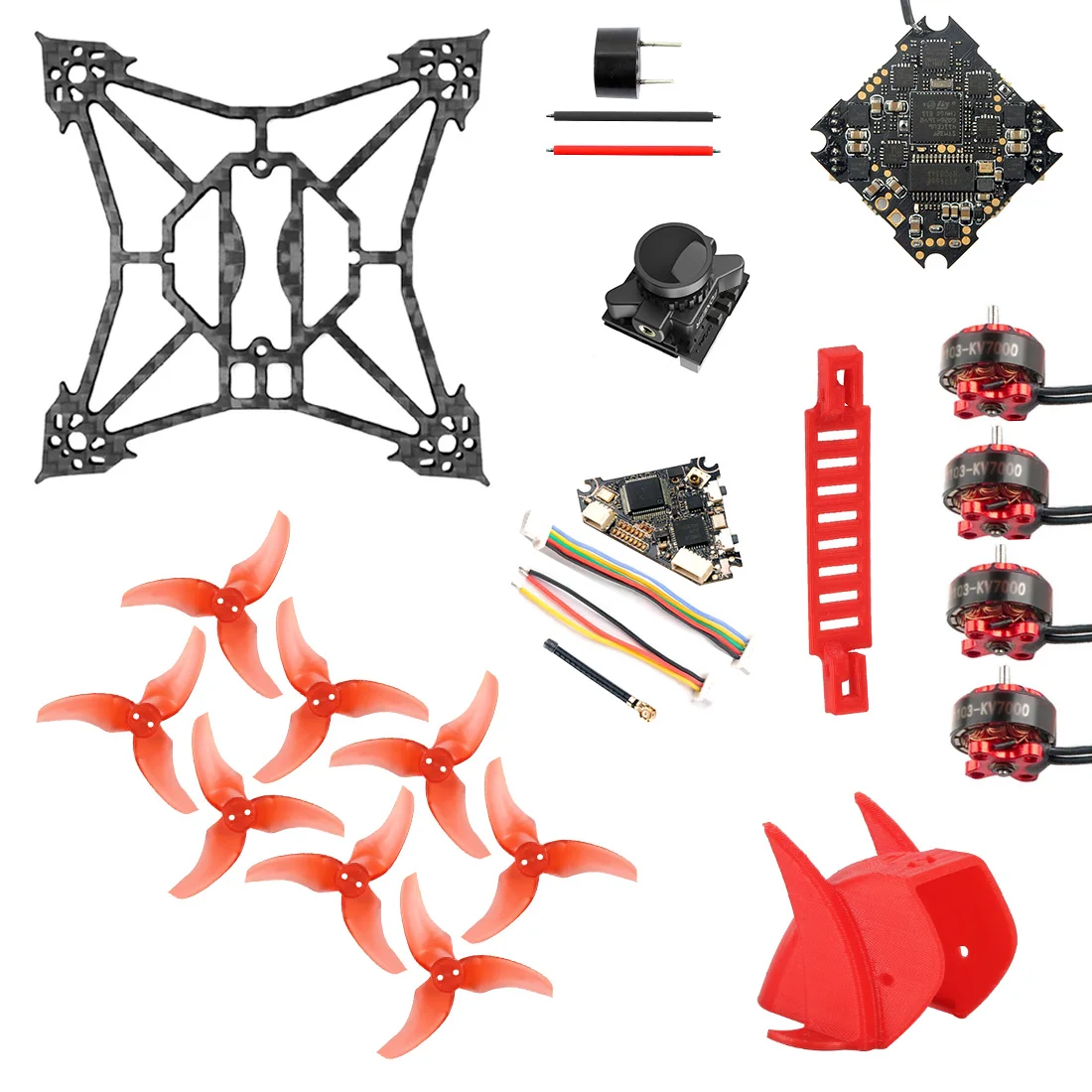 JMT DIY RC аксессуары комплект для T100 Крытый FPV гоночный Дрон Crazybee F4 PRO V3.0 управление полетом 1103 двигатели 100 мм Рамка комплект