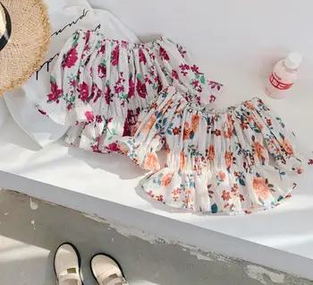 

2020 Summer Baby Girls Cotton Printed Hollow Out Top, Princess Kids Sweet T-shirt 6 pieces/lot, Wholesale