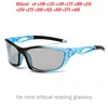 Transition Photochromic Bifocal Reading Glasses Men Sports Cycling Square Sunglasses Readers Fashion Anti UV Ray Eyestrain NX 4