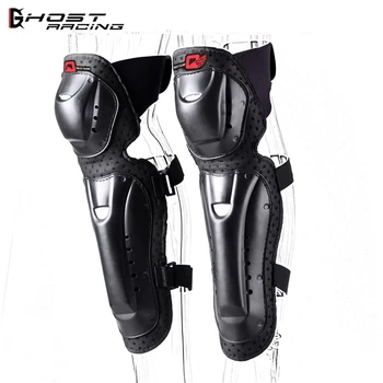 

GHOST RACING Motorcycle Knee Pads 4PCS Knee Elbow Protectors Off Road Safety Knee Brace Support MTB Ski Sports Protective Gear