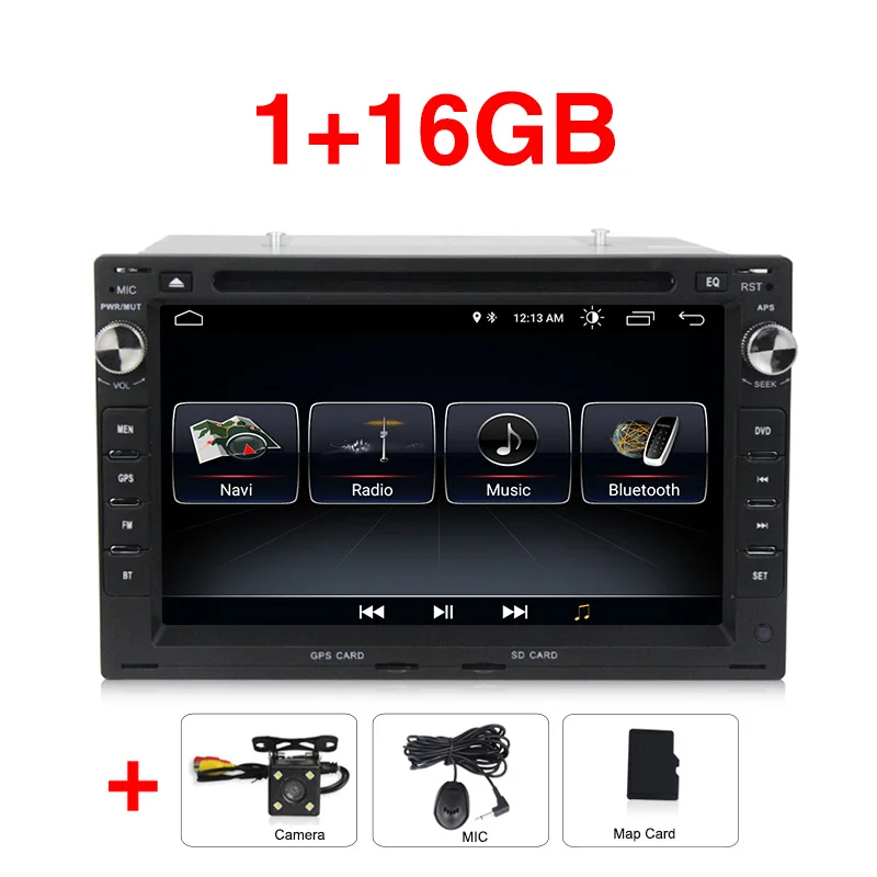 16G Android 9 сенсорный экран 2din 7 дюймов стерео dvd gps Navi авторадио для Volkswagen VW Passat/JETTA/Bora/Polo/GOLF CHICO/SHARAN - Цвет: 16G