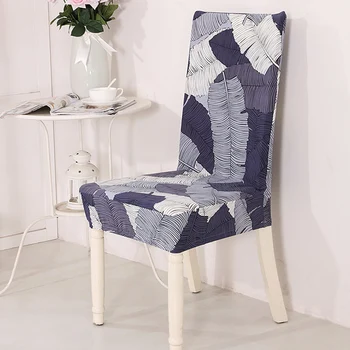 

Chair Cover Printed Stretch Anti-dirty Elastic Seat Cover used For Wedding Party Home Kitchen Dining Room office living room