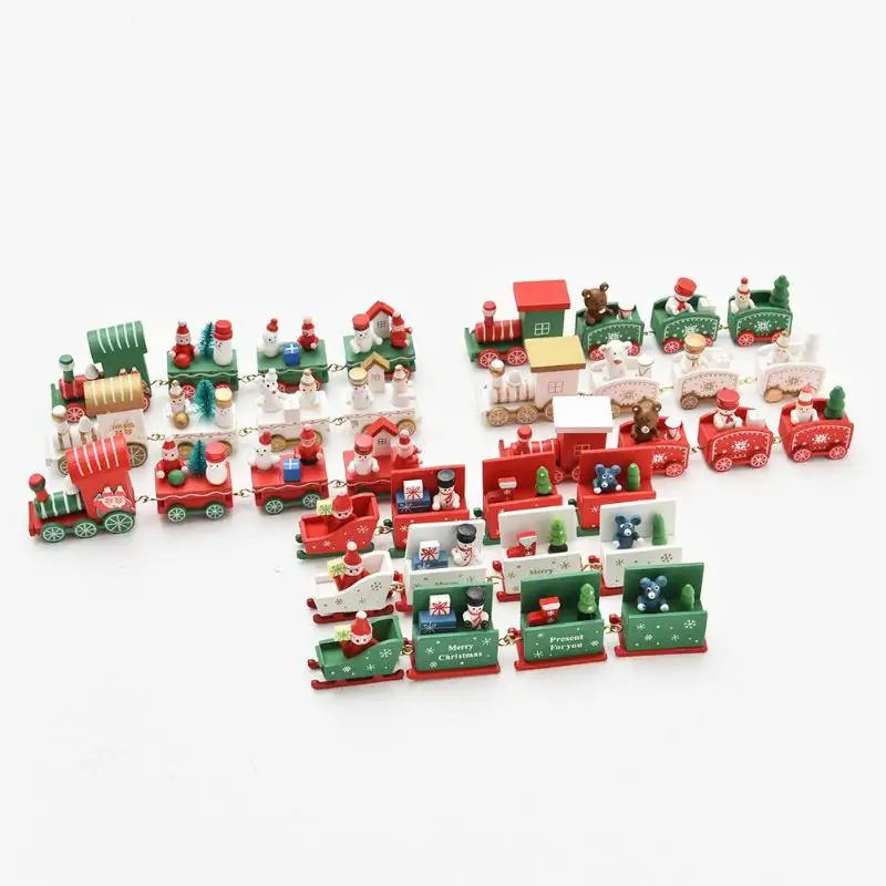 christmas train set decoration