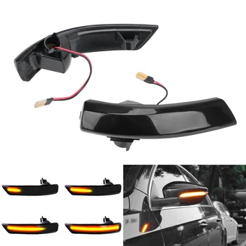 

LEEPEE Flowing Side Wing Rearview Mirror Indicator Blinker LED Dynamic Turn Signal Light For Ford Focus 2 3 Mk2 Mk3 Mondeo Mk4