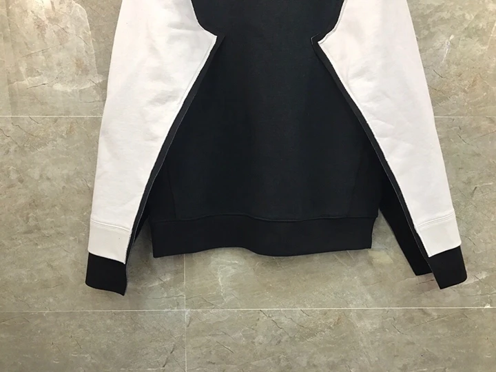 Early Autumn New Women's Wear, Colour Matching and Splicing Decoration, Long Sleeve, Loose Top, Sanitary Clothes 918