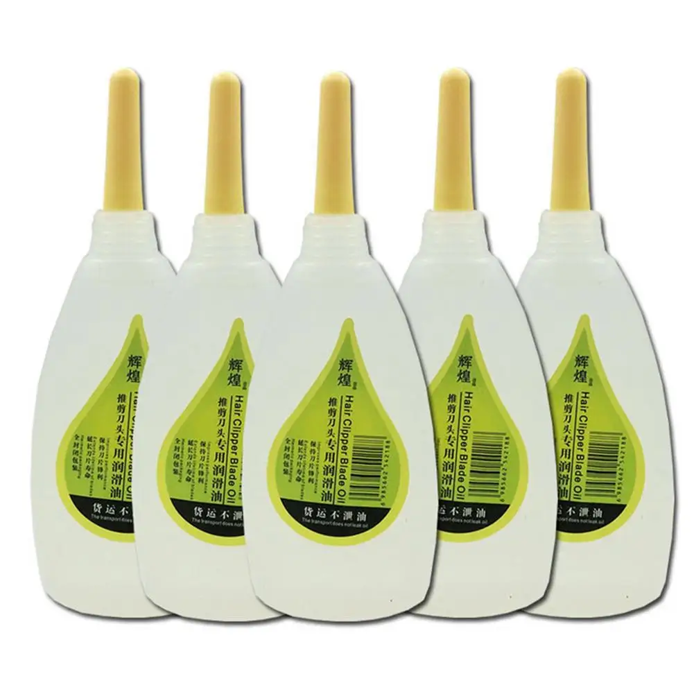 50ml/80ml yağlayıcı saç düzeltici bıçak elektrikli Clipper tıraş bakım onarım yağı paslanmayı önler Salon saç şekillendirici araçları