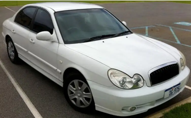 Стиль модификация автомобиля 2 шт. ABS хромированный для hyundai Sonata 2001-2004 двери зеркальные крышки с светодиодный