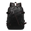 New vintage men backpack fashion style PU leather school student bags computer bag travel backpacks ► Photo 2/5