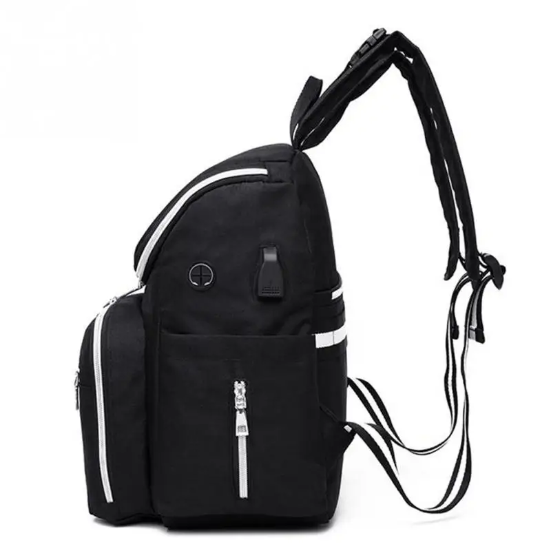 USB интерфейс детский коврик для коляски пеленки мешок детские сумки для рюкзак с надписью MOM большой емкости Регулируемый ремень Мульти сумки с карманами