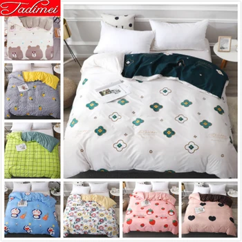 

Single Twin Queen Full Double King Size 1 piece Duvet Cover Adult Child Boy Girl Student Soft Cotton Bed Quilt 1.3/1.5/1.8/ 2.0m