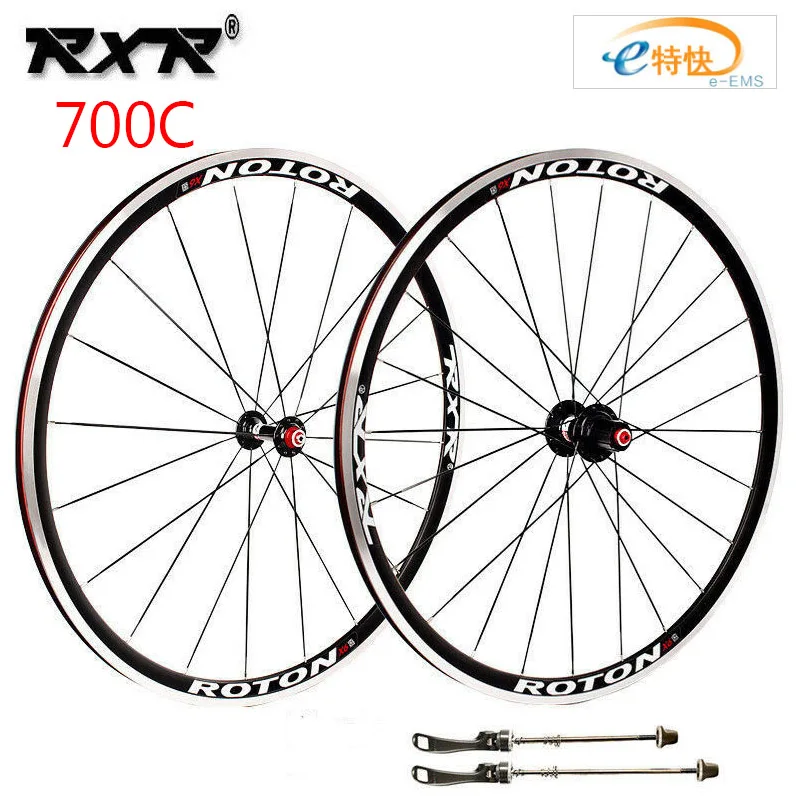 700c Road Bike Wheelset Bearing Wheels 7-11 Speed V Brake Clincher Front Rear Wheelsets Fit Shimano Cassette