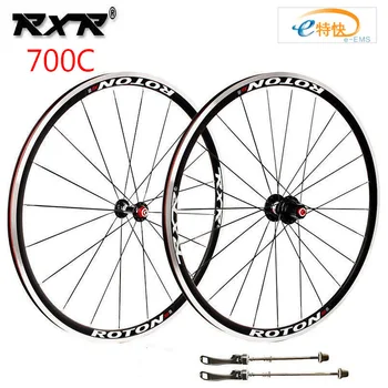 

700c Road Bike Wheelset Bearing Wheels 7-11 Speed V Brake Clincher Front Rear Wheelsets Fit Shimano Cassette