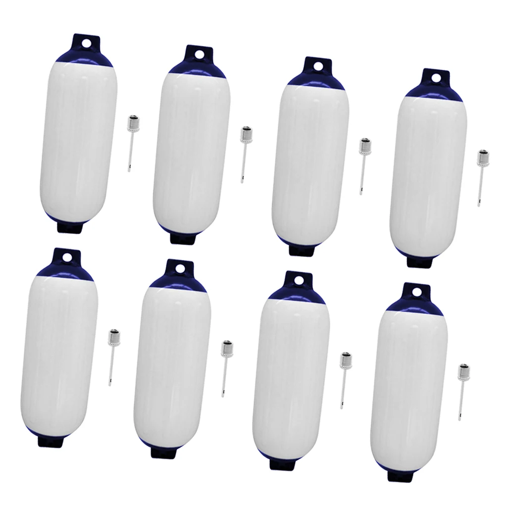 8Pcs Marine Boat Fender Premium PVC Bumper Buoy Dock Shield Protection Yacht Mudguard Accessories | Автомобили и мотоциклы