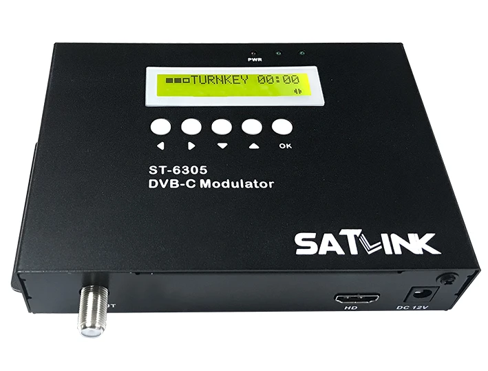 

[Genuine]Satlink ST-6305 DVB-C modulator HD 1080P MPEG2 ST6305 DVB-C 1 route modulator