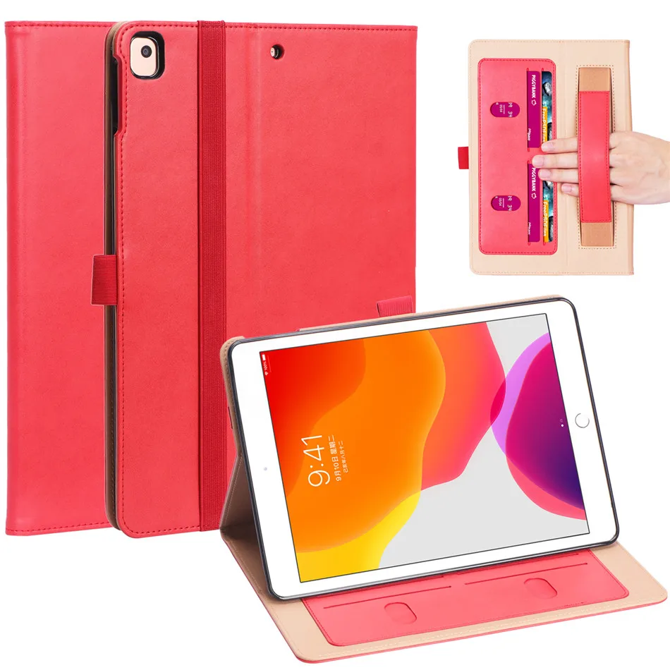 

Case For iPad 10.2 2019 Smart Cover Funda Tablet Hand Holder For iPad 7th gen/iPad Air 3 iPad Pro 10.5 Flip Stand Shell+Film+Pen