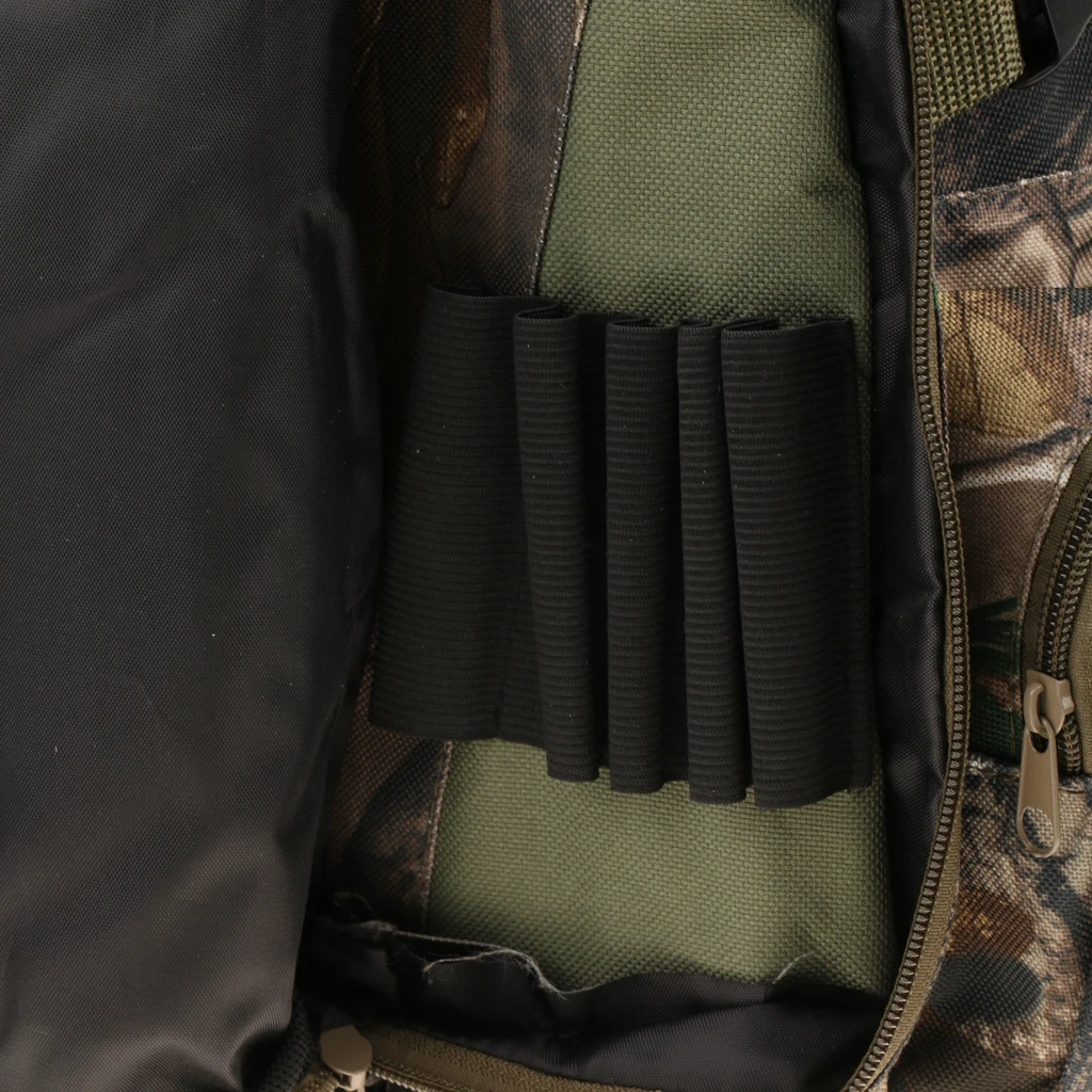Molle Backpack 2 Zipped Front Pockets 2 Zipped Side Pockets 1 600D Oxford Cloth Backpack for Outdoor Sports