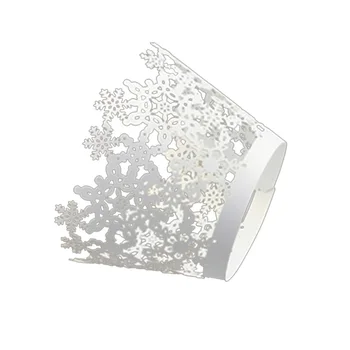 

Party Supplies 50pcs Little Vine Lace Cut Cake Wrappers Hollow Paper Cupcake Wrap Decor Wedding Birthday Baby Shower