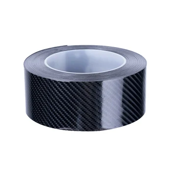 

DIY Car Door Carbon Fiber Sticker Protector Sill Scuff Cover Anti-scratch Strip The Whole Body