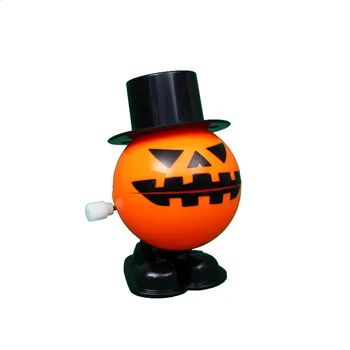 

New Classic Halloween Clockwork Jumping Wind-up Cartoon Pumpkin Kids Toys kids Christmas Funny Trick or Treat Toy