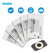 30 pces anti remendo da doença de movimento vertigem o emplastro médico da doença de ar alivia a náusea que vomita a etiqueta do umbigo para o curso