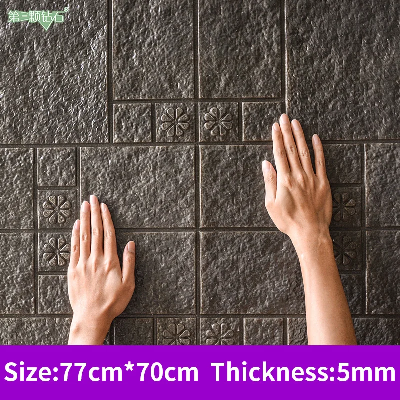 

XPE material soft design home decor 3d foam wall sticker bedroom bedside decor waterproof moistureproof wallpaper