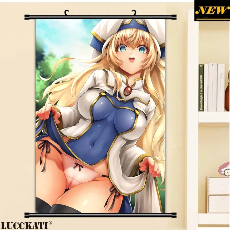 40X60 см Goblin Slayer Броня остроконечные уши просвечивают лоли cameltoe мультфильм аниме