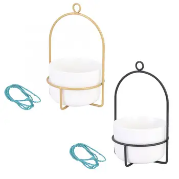 

Garden Balcony Round Hanging Flower Plant Pot Basket Flowerpot Planter Hanger Holder Lifting Rope Garden Home Garden Decor