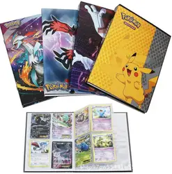 Álbum de tarjetas de gran capacidad, libro para Pokemon, soporte, juguetes para 160 tarjetas, regalo novedoso