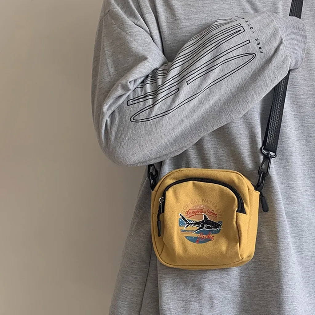 Женские холщовые сумки, Корейская мини Студенческая сумка, сумки для сотового телефона, простые маленькие сумки через плечо, повседневная женская сумка на плечо с клапаном# D