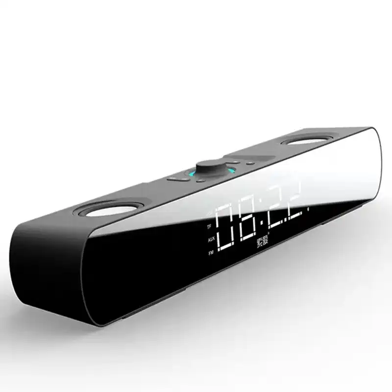 Sh16 Ledディスプレイ時計サウンドバーポータブルサブウーファーのbluetoothスピーカーホームシアターコンピュータのデスクトップテレビ マルチメディアスピーカー ポータブルスピーカー Aliexpress
