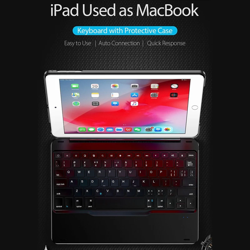 Беспроводная Bluetooth клавиатура/магнитная клавиатура для iPad AIR(Ipad 5/6