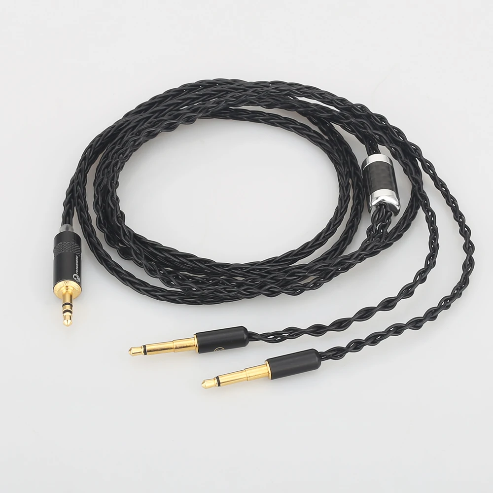 Audiocrast 8-ядерный 3 5 мм стерео разъем аудио кабель для Meze 99 Classics T1P T5P t1 d8000 MDR-Z7 D600 D7100