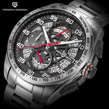 PAGANI Дизайн Топ люксовый бренд спортивный хронограф мужские часы водонепроницаемые кварцевые часы Relogios Masculino Saat