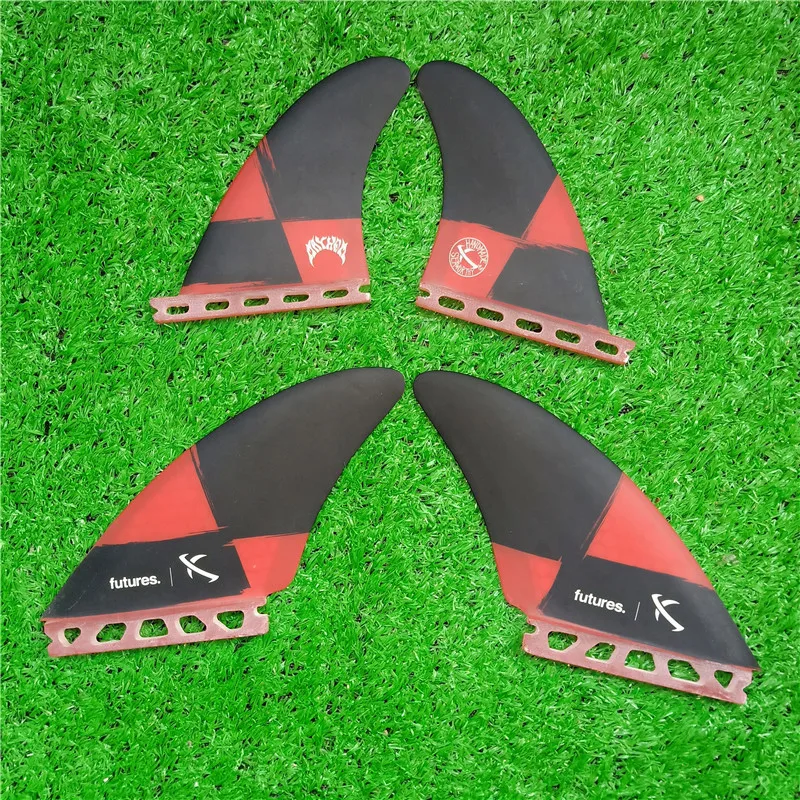 Плавник для серфинга, Future keel Quad fin черный красный-surf fin сток распродажа серфинг