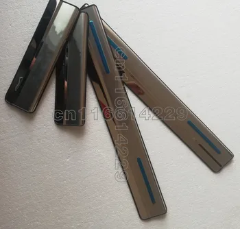 

for Volkswagen Touareg 2011-2018 High quality stainless steel Mirror Car door cover outside door sill plate Car Accessories