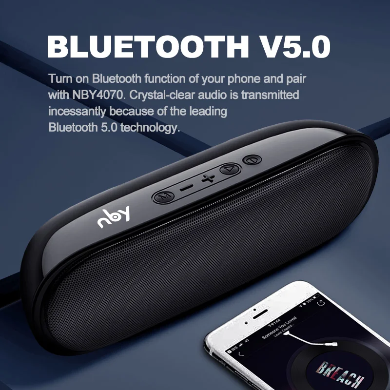 Nby 4070 Portable Bluetooth Speaker 10w 