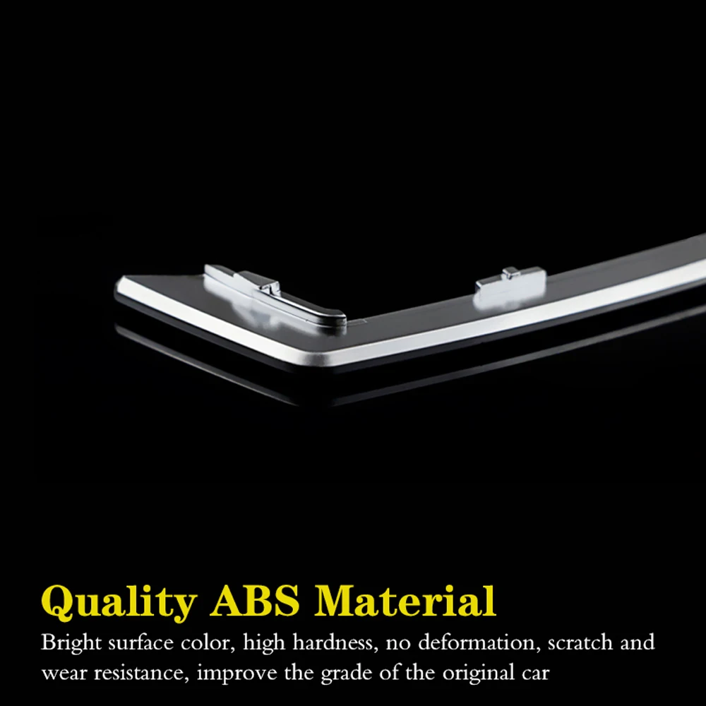 Car door tweeter slot plug stickers for BMW f10 f11 auto front door speakers frame trim sequins fit original ABS chrome sticker stereo speaker tweeter